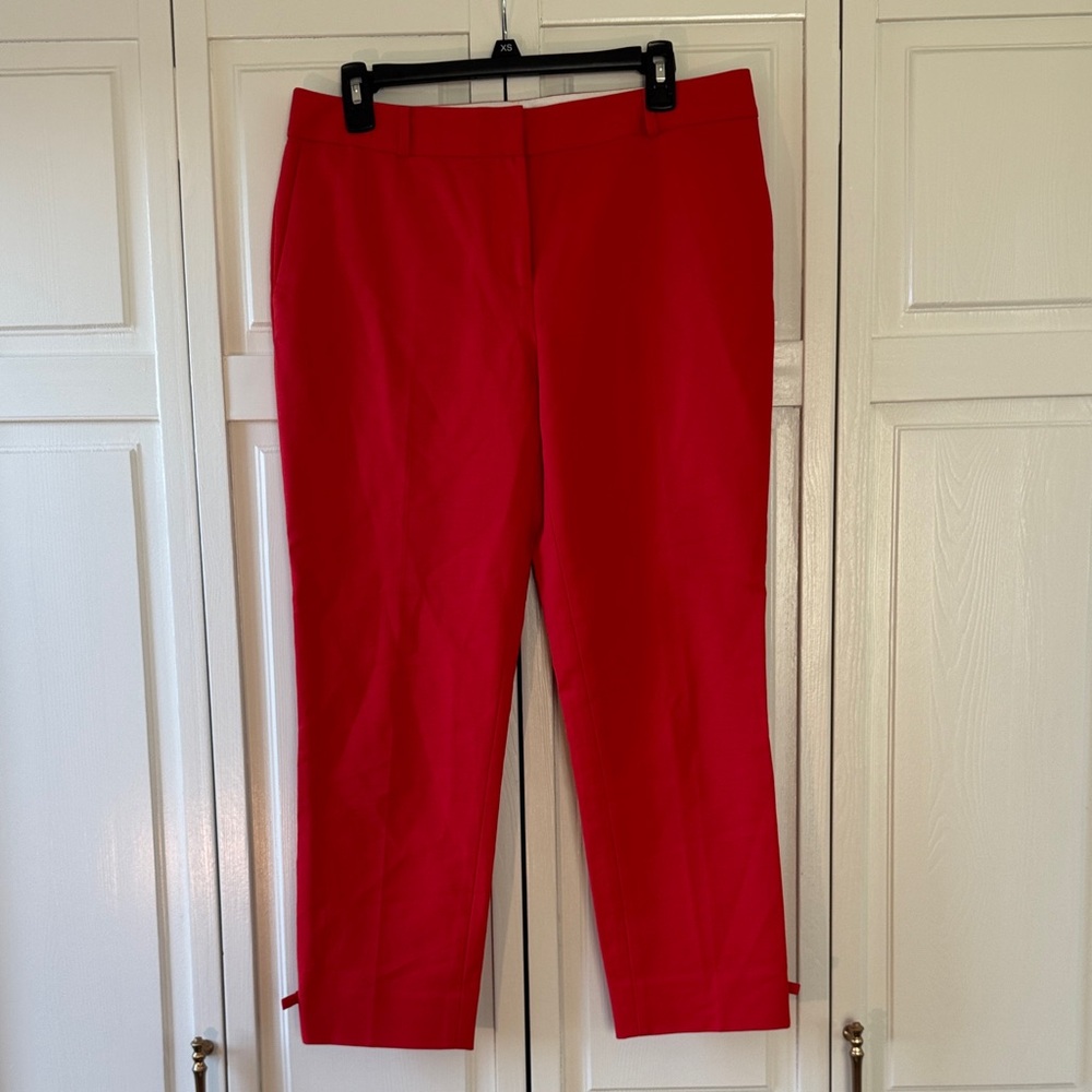 Kate Spade Red Ankle Pants